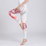 Twelve constellation printed yoga women's tight-fitting quick-drying stretch bottoming leisure running sports outdoor fitness pants