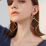 Long jewelry trendy face thin net red earrings earrings