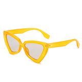 Personalized Triangle Sunglasses Fashion Jelly Color Sunglasses