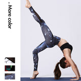 Quick-drying base digital printing pants sports tights fitness pants yoga pants