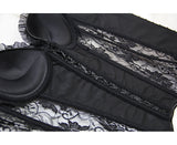 Paint bright imitation leather together fishbone lace bra T pants garters shape suits