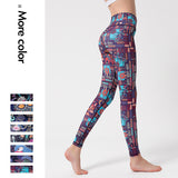 Yoga pants women printed sports swimming trunks swimwear diving pants stretch and quick-drying