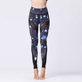 Quick-drying base digital printing pants sports tights fitness pants yoga pants