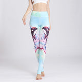 Yoga animal print pants sports tights fitness yoga pants