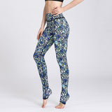 Sports Yoga Striped Print Pants Fitness Leopard Print Sweatpants