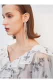 Long tassel earrings fashion wild atmosphere earrings personality temperament simple net celebrity trendy earrings