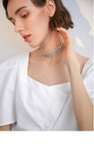 Net red letter clavicle chain fashion temperament wild necklace personality trendy necklace