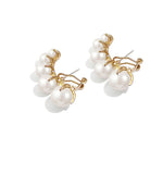 Artificial pearl earrings fashion temperament sweet wild earrings net red trendy earrings