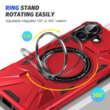 IPhone16 Full Series Magnetic Stand Phone Case Apple 2-in-1 Anti-Drop Phone Protective Case