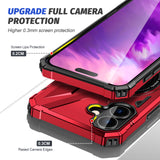 IPhone16 Full Series Magnetic Stand Phone Case Apple 2-in-1 Anti-Drop Phone Protective Case
