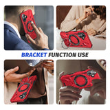 IPhone16 Full Series Magnetic Stand Phone Case Apple 2-in-1 Anti-Drop Phone Protective Case