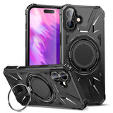 IPhone16 Full Series Magnetic Stand Phone Case Apple 2-in-1 Anti-Drop Phone Protective Case
