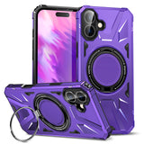 IPhone16 Full Series Magnetic Stand Phone Case Apple 2-in-1 Anti-Drop Phone Protective Case