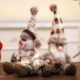 Santa Claus Snowman Elk Doll Doll Christmas Decoration