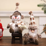 Santa Claus Snowman Elk Doll Doll Christmas Decoration