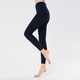 Nude side pockets running sports tights fitness pants high waist hips sports yoga pants