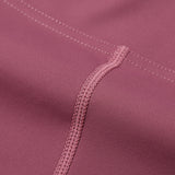 Nude side pockets running sports tights fitness pants high waist hips sports yoga pants