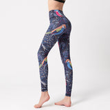 Yoga pants women printed sports swimming trunks swimwear diving pants stretch and quick-drying