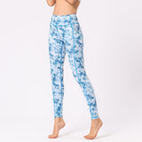 Yoga pants side pocket camouflage print leggings outdoor sports fitness pants