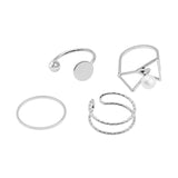 Four-piece ring fashionable personality simple fashion suit ring creative open ring