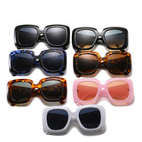 Box Sunglasses Net Red Same Style Big Box Sunglasses