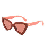 Personalized Triangle Sunglasses Fashion Jelly Color Sunglasses