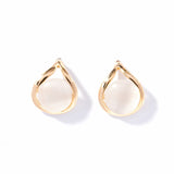 Fashionable sweet and lovely drop earrings without pierced ear clips