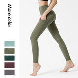 Sexy Peach Hip Yoga Pants High-elastic Nylon Sports Tights Quick-drying Running Training High-waist Fitness Pants