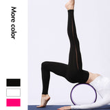 Spring and summer yoga pants European and American outdoor sports seamless high waist hip hip fitness cropped pants