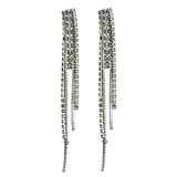 Long tassel earrings fashion wild atmosphere earrings personality temperament simple net celebrity trendy earrings
