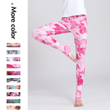 Fitness leggings printed quick-drying yoga slim cropped pants