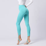 Yoga fitness running quick-drying trousers strap tight sports pants moisture wicking peach buttocks