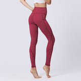 Yoga pants quick-drying stretch feet sports trousers tight night running pants bodybuilding dance training pants