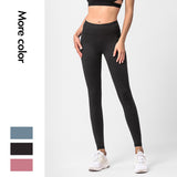 Sports yoga pants fitness quick-drying hip pants high waist pocket running trousers