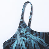 Printed Yoga Fitness Vest Breathable and Thinner Printed Yoga Pants Women's Sports Suit