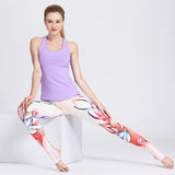 Yoga animal print pants sports tights fitness yoga pants