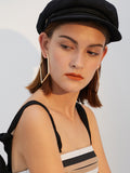 Square earrings exaggerated earrings personality trendy simple and cold style earrings