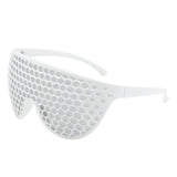 Funny Grid One Big Frame Sunglasses