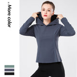 Anti-static sports jacket Slim-fit hooded jacket Outdoor running yoga workout clothes