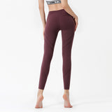 High waist hip-lifting yoga pants sexy sports leggings quick-drying fitness pants