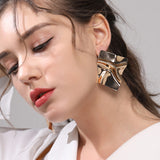 Metal beach earrings simple wild earrings personalized geometric earrings