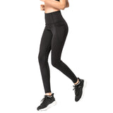 Nylon yoga pants, hip-lifting fitness exercise, tight-fitting high-waist pocket cropped pants