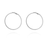 Exaggerated fashion hoop earrings female temperament personality trendy girl heart big earrings
