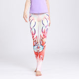 Yoga animal print pants sports tights fitness yoga pants