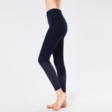Mesh stitching yoga pants moisture wicking yoga pants women's fitness pants sports leggings