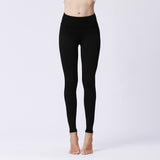 Spring and summer yoga pants European and American outdoor sports seamless high waist hip hip fitness cropped pants