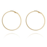 Exaggerated fashion hoop earrings female temperament personality trendy girl heart big earrings