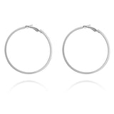 Exaggerated fashion hoop earrings female temperament personality trendy girl heart big earrings