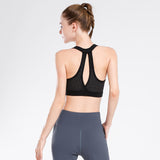Beautiful back sports shockproof bra, sports underwear, nude yoga wear, no steel ring, gather seamless vest