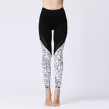 Quick-drying base digital printing pants sports tights fitness pants yoga pants